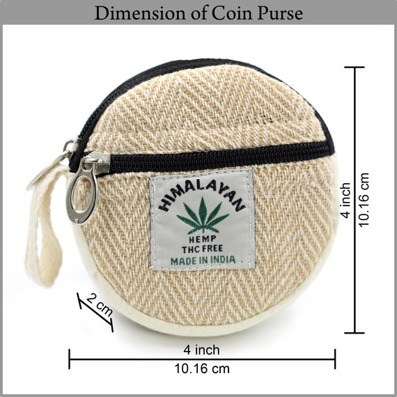 Hemp coin purse deals