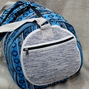 Handmade Holdall Bag / Holdall Bag /Duffle Bag For Travel image 8