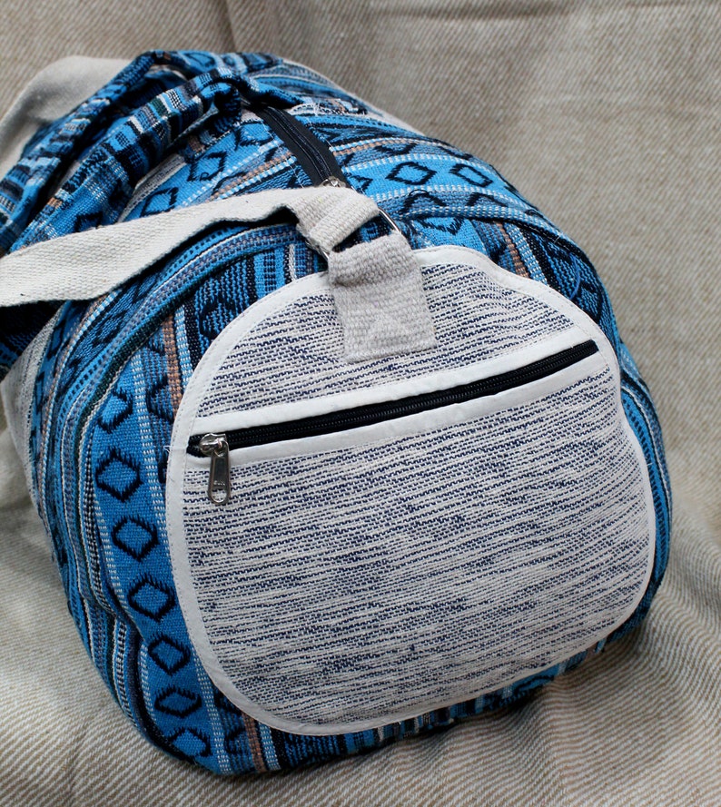 Handmade Holdall Bag / Holdall Bag /Duffle Bag For Travel image 8