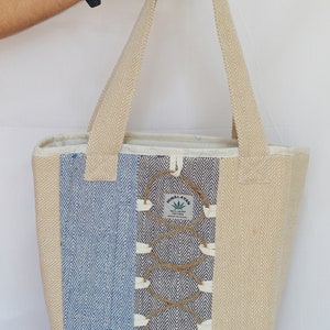 Hemp Shopping Tote Bag Handmade Multi-Purpose Women Bag best for Market & Festival Bag image 5