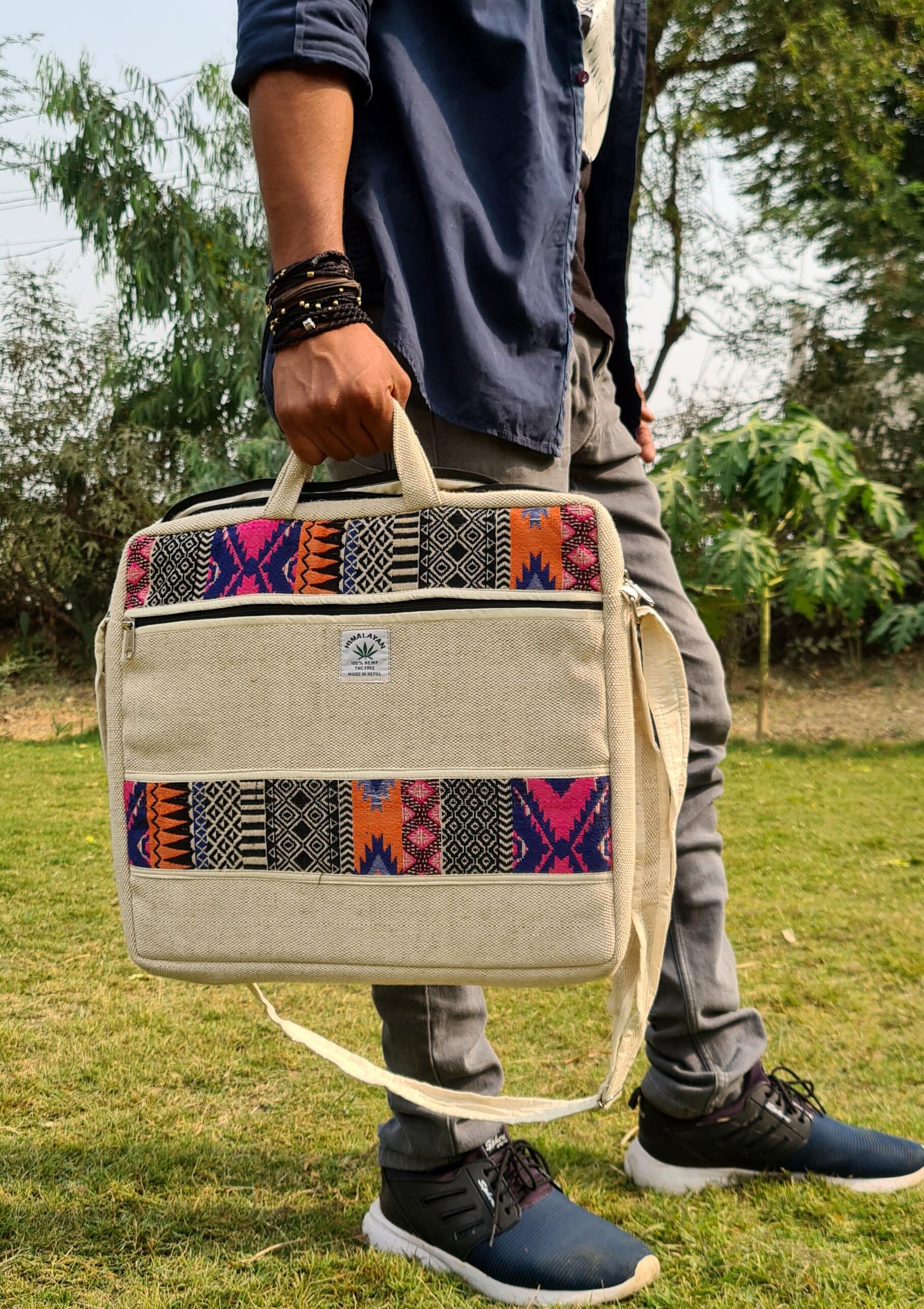 Handmade Laptop Bag Hemp Laptop Bag Best Gift For Him Her Etsy