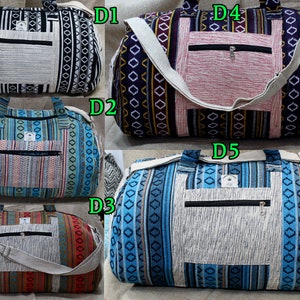 Handmade Holdall Bag / Holdall Bag /Duffle Bag For Travel image 10