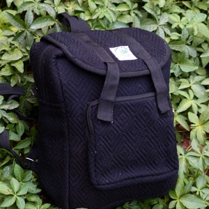 Mini Backpack, Hemp Backpack, Eco-Friendly Backpack, Gift For Woman, Vegan Boho  Bag, Backpack For Woman, Small Woman Bag, Anniversary gift