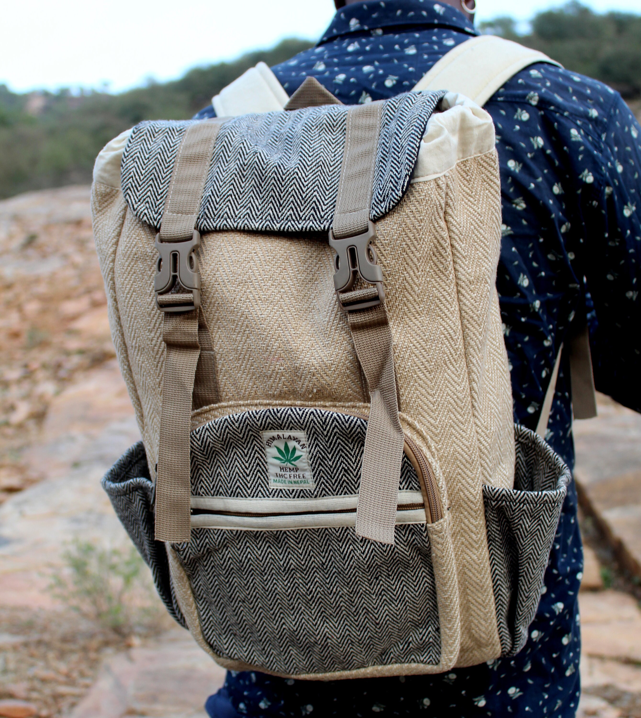 Mochila de cáñamo Mochila de viaje Regalo de cumpleaños Etsy España