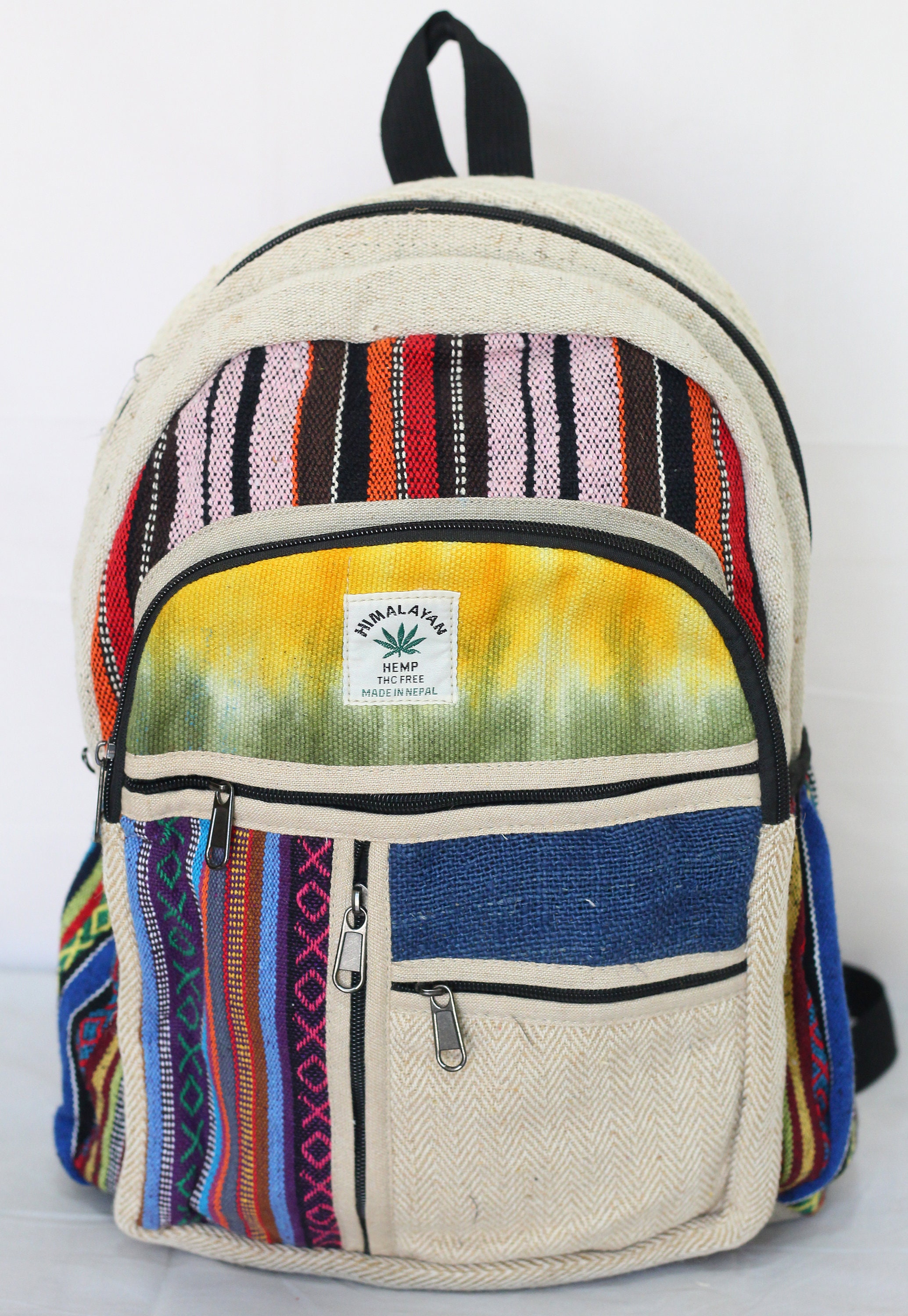 Festival Backpack Hemp Hippie Boho Backpack Gift For Him Etsy