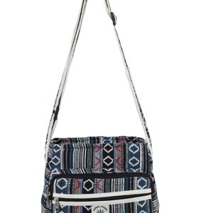 Eco-Friendly Crossbody bag, Shoulder Bag, Gift For Her, Cross body Purse Travel Bag, Hippie Messenger Bag, Everyday vegan Sling Bag