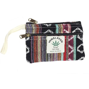 Minimalistische Geldbörse kleiner Kartenhalter Geschenk für sie Münzbeutel kleine Brieftasche Boho Reißverschluss Geldbörse kleine Brieftasche Reisetasche vegane Geldbörse