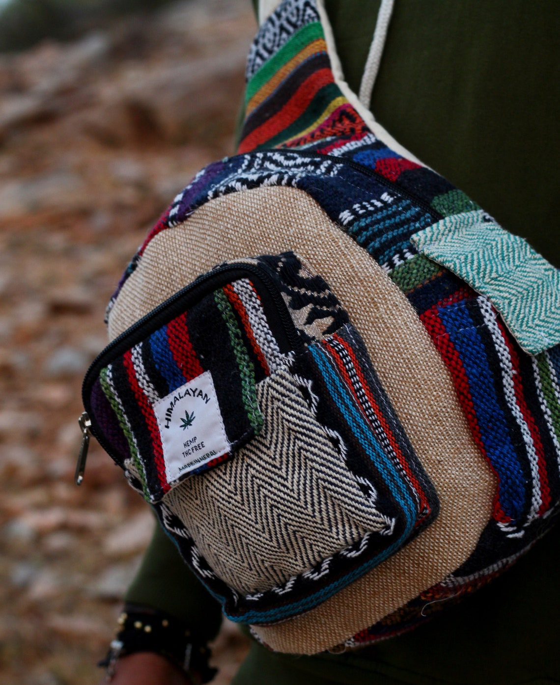 Sling Bag Hemp Sling Bag Cross Body Bag Handmade Shoulder Etsy Canada