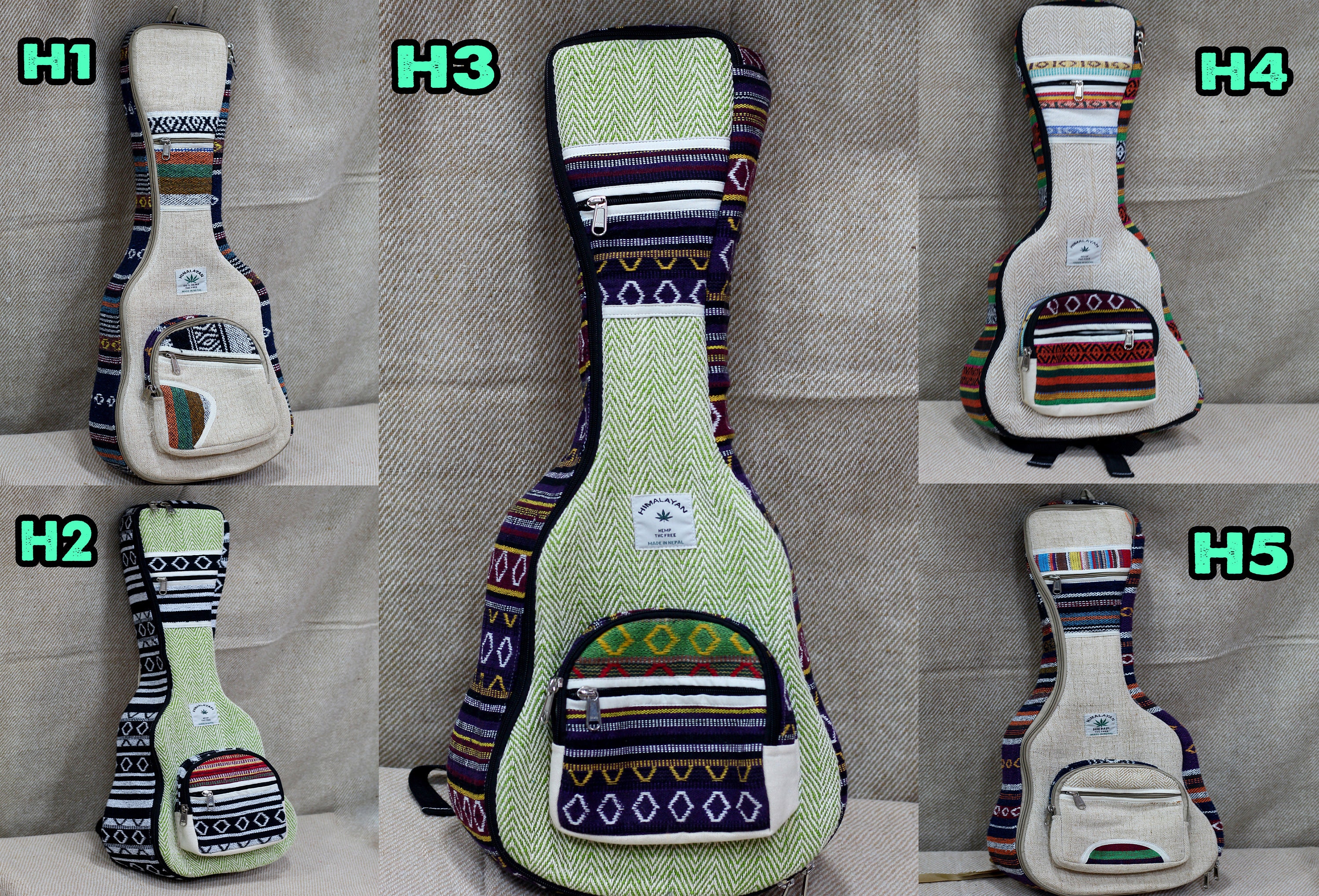 Ukulele Case Hemp Ukulele Cover Concert Sized Ukulele Etsy