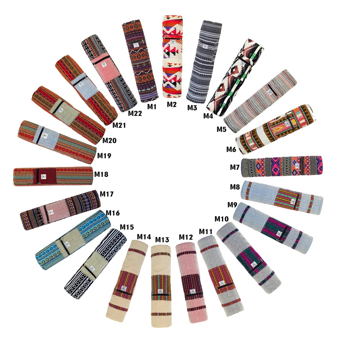 Yoga Mat Cover, Hemp Handmade Yoga Mat Cover, Gift For Women Men, Fair