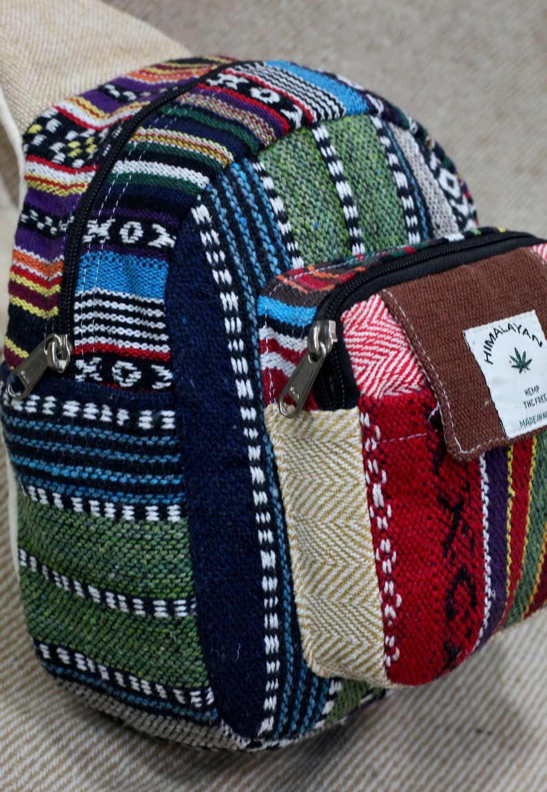 Handmade Vegan Bag, Hemp Sling Bag Funny Pack Cross body bag Hemp CrossBody Bag