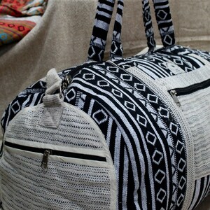 Handmade Holdall Bag / Holdall Bag /Duffle Bag For Travel image 4