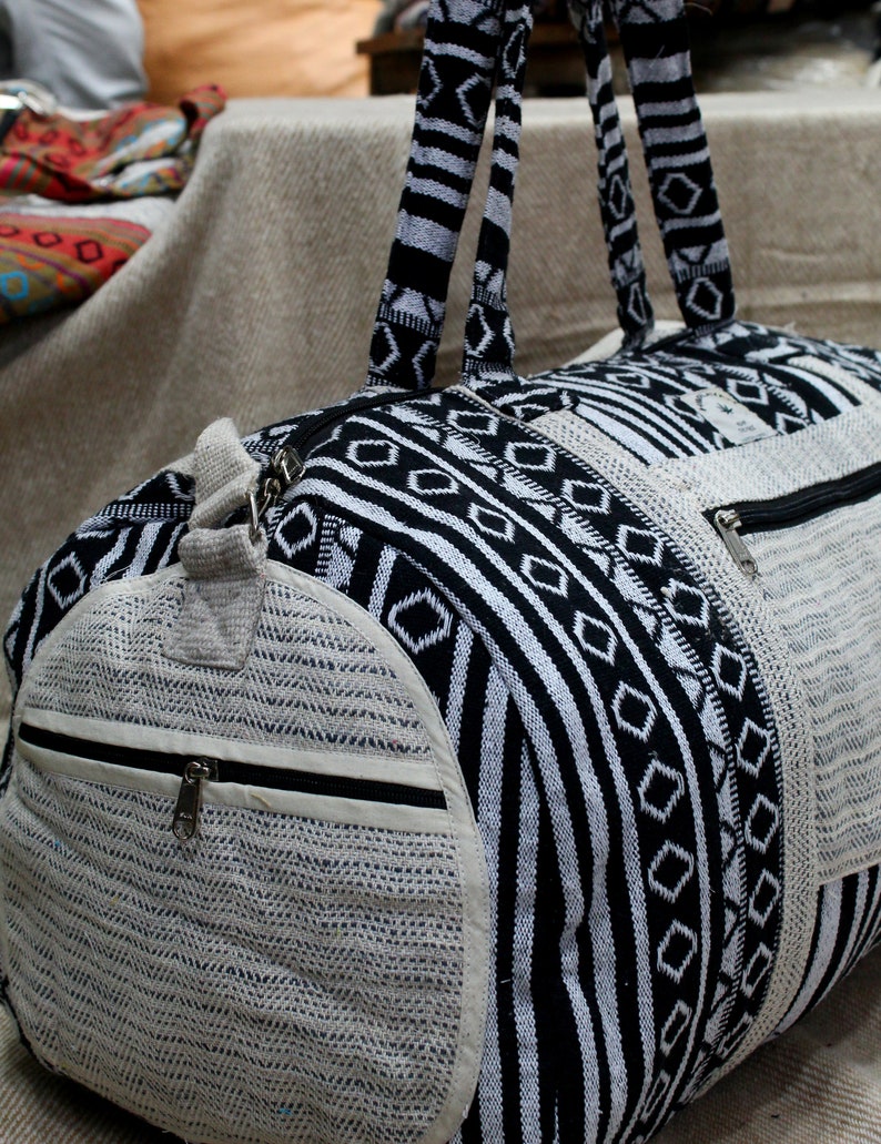 Handmade Holdall Bag / Holdall Bag /Duffle Bag For Travel image 4