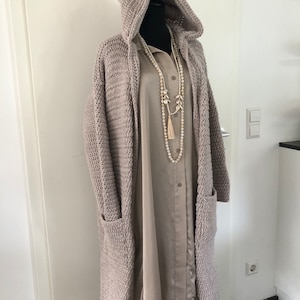 Kapuzenjacke Beige