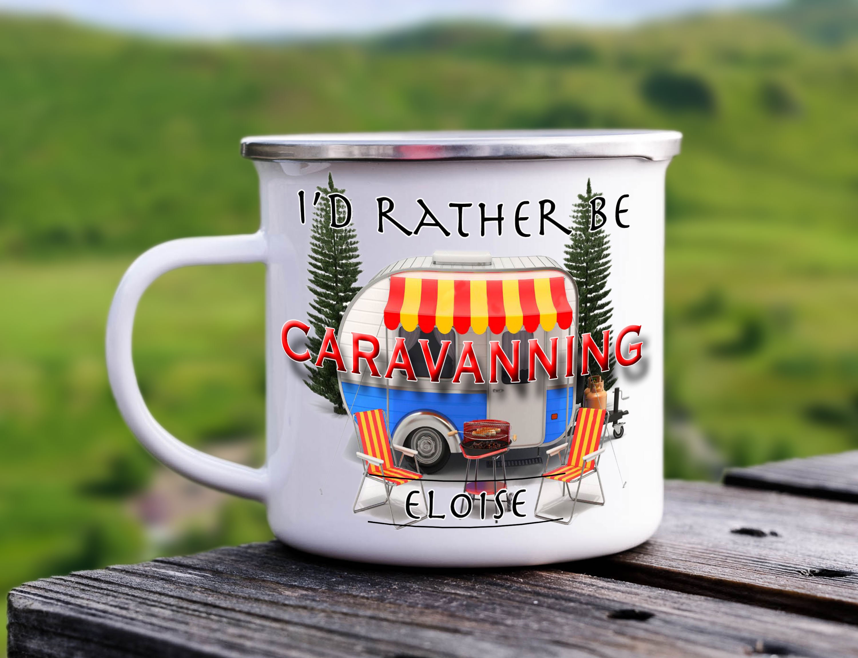 Custom hobby mug Personalised Camping Mug Personalised Etsy