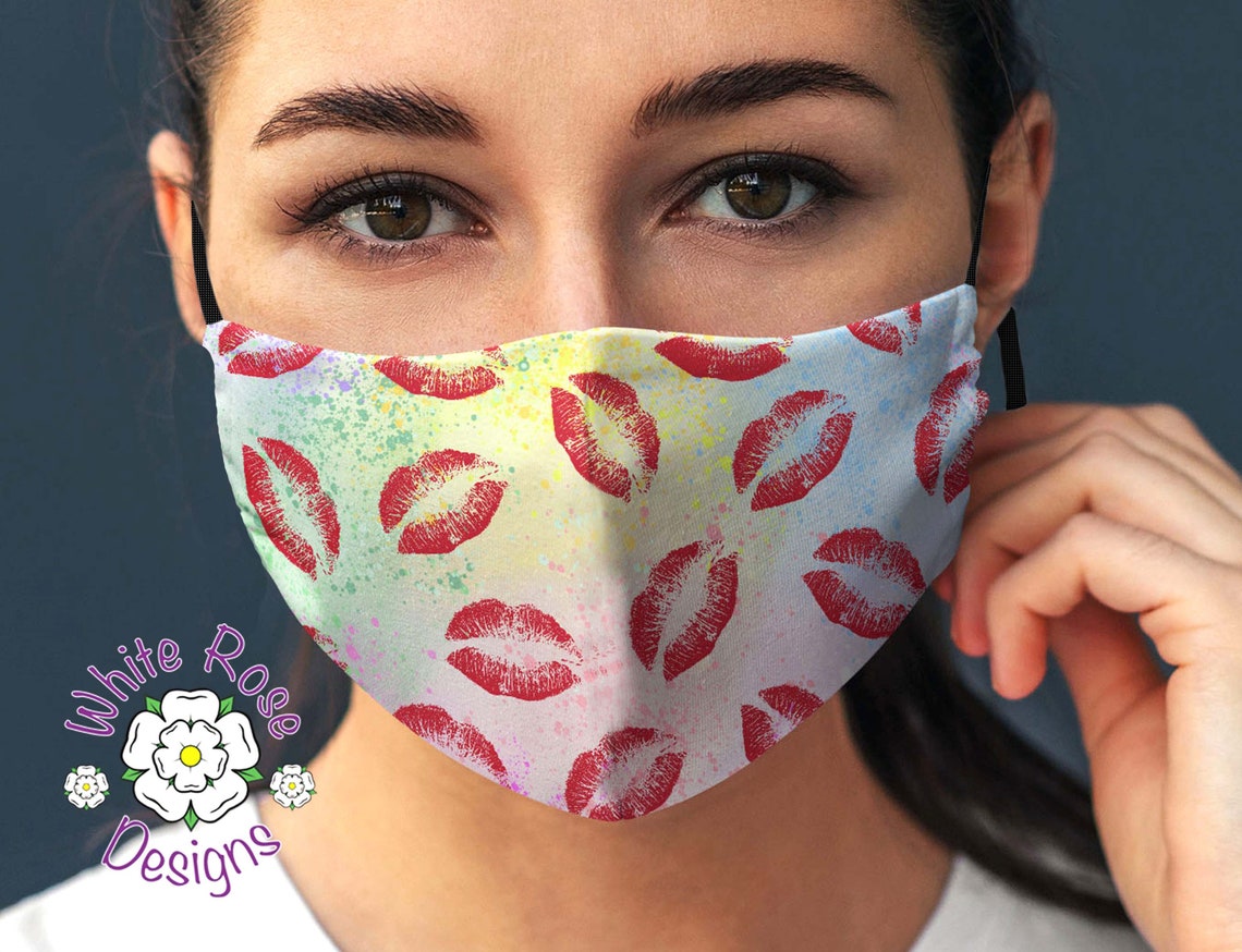 Custom Face Mask with 2 filters Personalised face mask Etsy