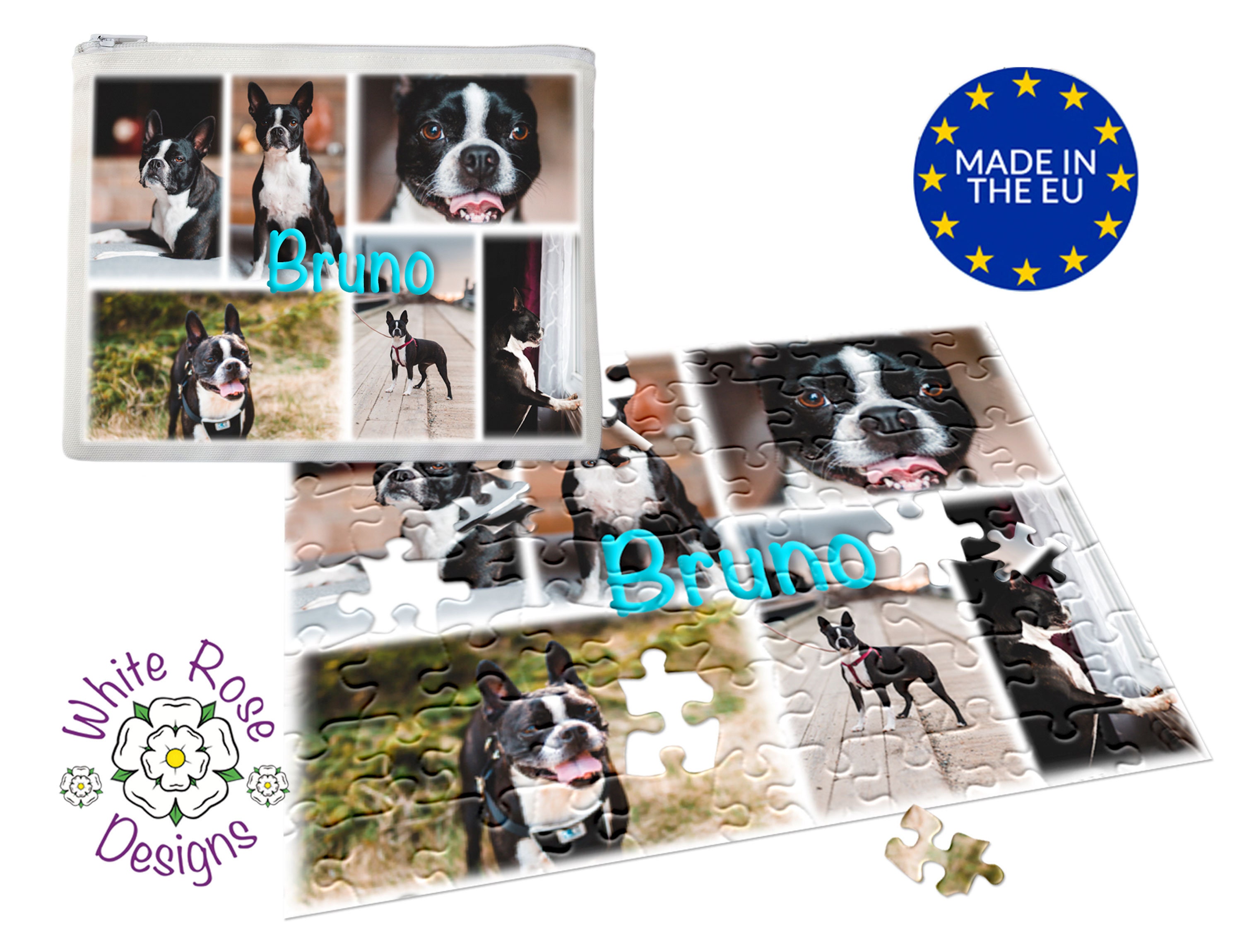 Your Pet in a Jigsaw Pet Photo Puzzle Personalised Jigsaw Etsy