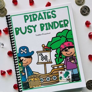 Pirates Busy Binder | Busy Book | Activity Binder | Toddler Activities | Preschool Activities