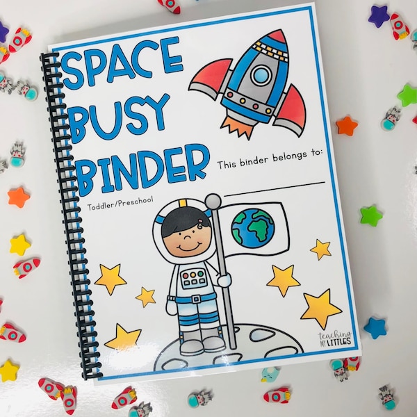 Space Busy Binder | Busy Book | Activity Binder | Toddler Activities | Preschool Activities