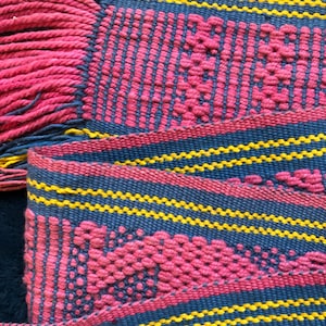 Vintage woven cotton braid