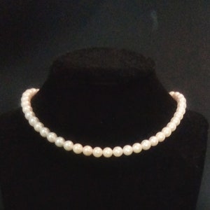 15” Vintage Tasaki Pearl Necklace with 50 4mm pearls and silver clasp.. Price reduced to 199. Absolute steal. Perfect gift for the holidays