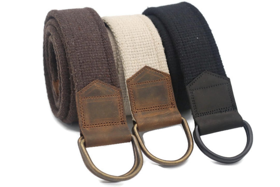 Rusty Web Belt Canvas D-ring Web Belt, Men's Casual Belt - Etsy