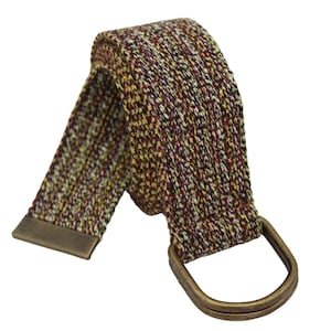 colorful cotton d ring belt,solid brass d ring canvas belt,web belt for men and women
