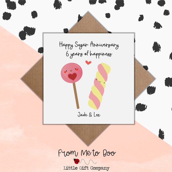 Sugar Anniversary Etsy UK