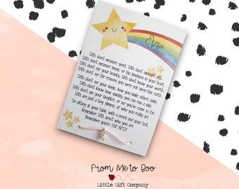 SATs Test Gift ~ SATs Test Poem Card ~ SATs Test Wish Bracelet ~ SATs Encouragement Gift ~ Exam Good Luck Gift ~ SATs Poem ~ GCSE Gift