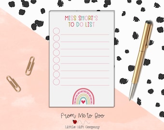 Bloc-notes personnalisé pour enseignants ~ Cadeau personnalisé pour enseignants ~ Bloc-notes personnalisé ~ Cadeau pour enseignants ~ Cadeau pour assistants d'enseignement ~ Bloc-notes pour enseignants