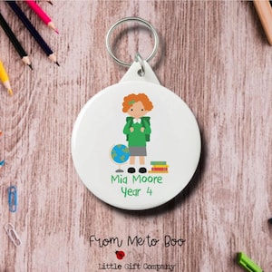 Personalised Bag Tag ~ School Bag Tag ~ Starting School Gift ~ Starting School ~ Personalised Keyring ~ School Bag Keyring ~ School Bag Name image 3
