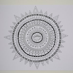 Original Mandala Drawing