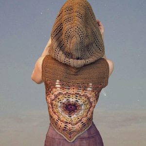 SEEKER | Crochet Tutorial | Hooded Cardigan / Vest