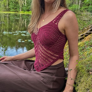 FAERIE | Crochet Tutorial | Lace Top