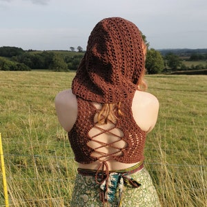 SIREN | Crochet Tutorial | Hooded Lace Top (option for long sleeves)