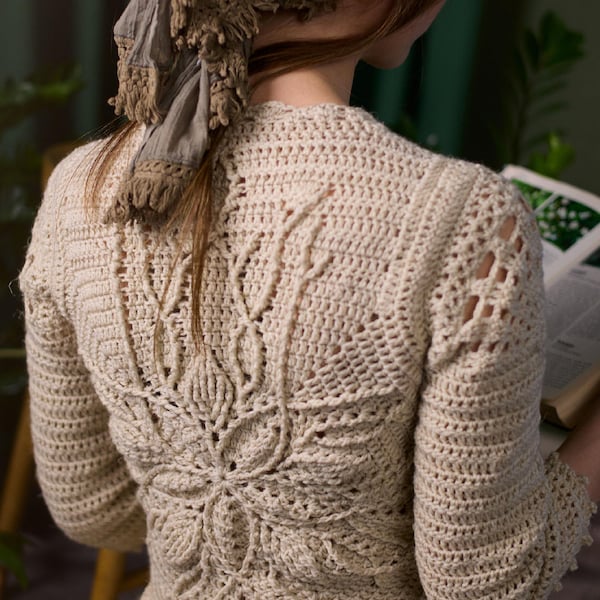 WILLOW | Crochet Pattern | Reversible Wrap Top with Flower Detail