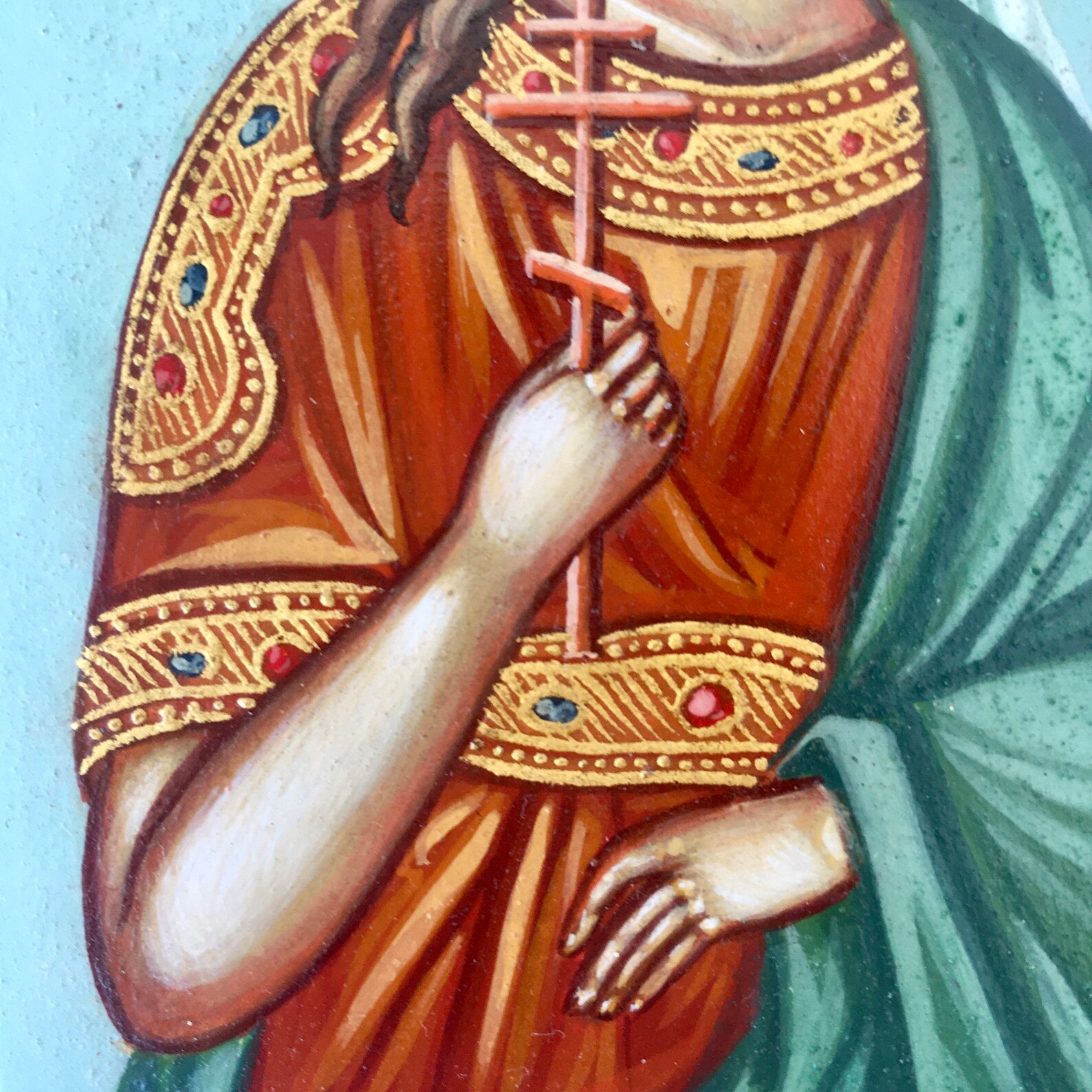hand-painted-icon-of-st-irene-of-thessaloniki-orthodox-etsy