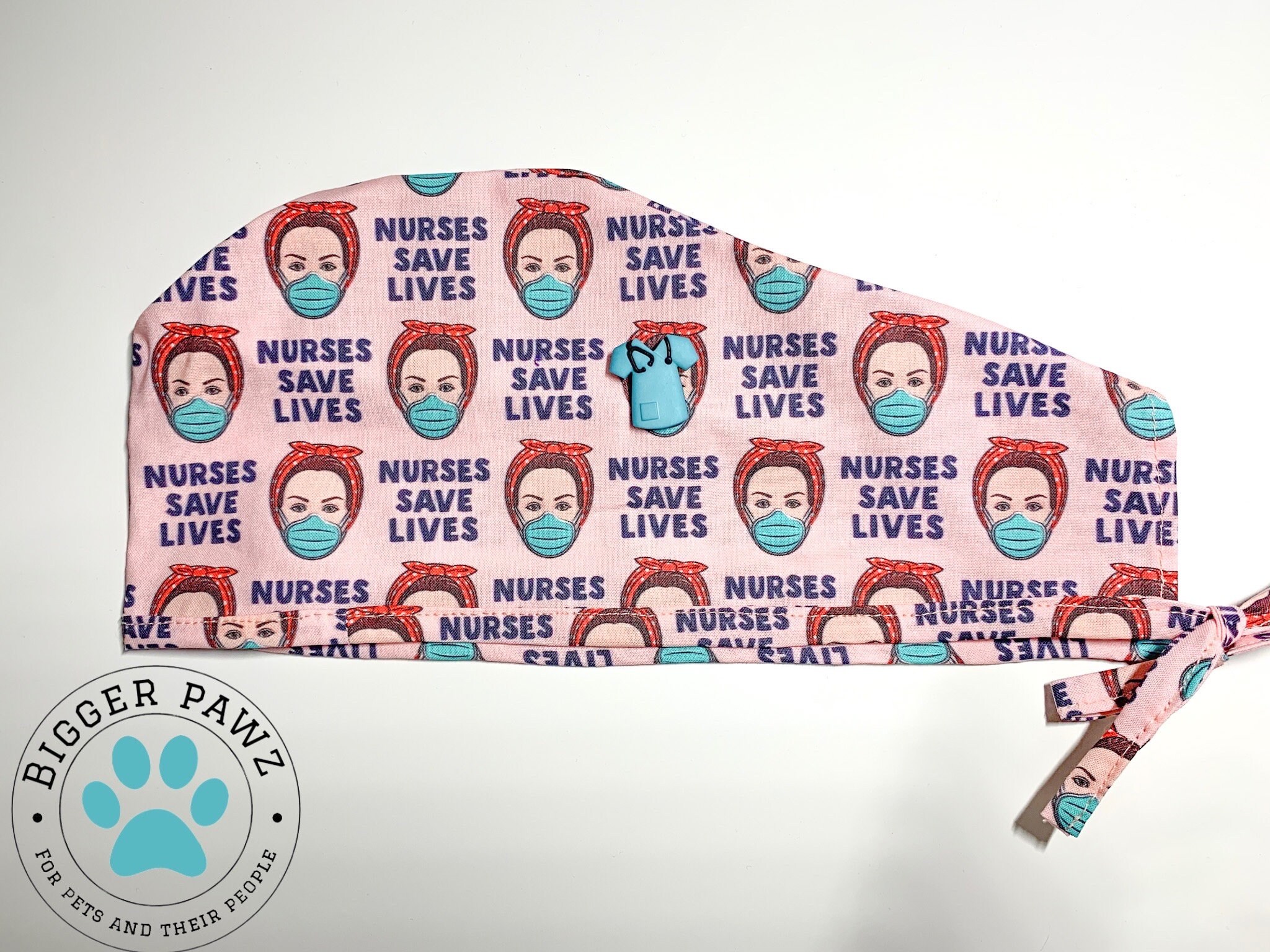 Nurses Surgical Cap With Buttons/surgical Cap With Buttons/scrub Cap