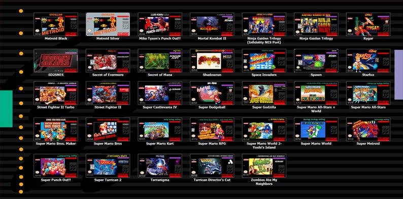 Etiquetas para cartuchos Holo3DFX de Super Nintendo (EE. UU.) - Colección 2 imagen 2