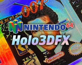 Labels voor Nintendo 64 (VS) Holo3DFX-cartridges