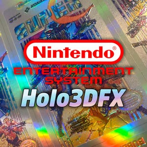 Etykiety na kasety NES Holo3DFX