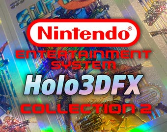 Etiquetas para cartuchos Holo3DFX de NES (EE. UU.) - Colección 2