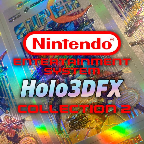 Etiquetas para cartuchos Holo3DFX de NES (EE. UU.) - Colección 2