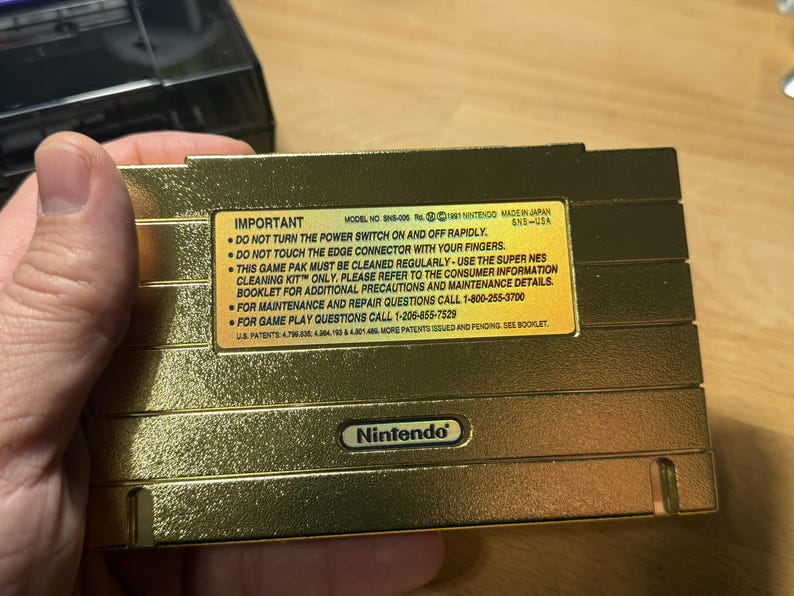 Super Nintendo (US) Rear Holo3dfx Cartridge Labels - Etsy