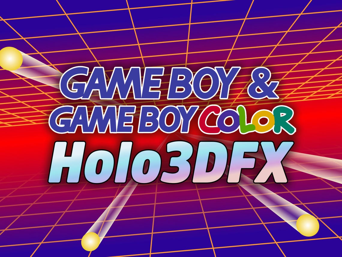 Gameboy/gameboy Color Holo3dfx Cartridge Labels - Etsy