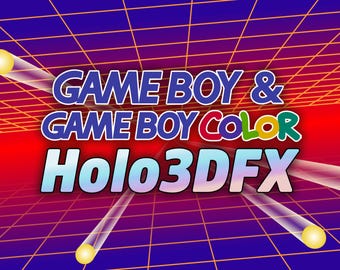 Gameboy/Gameboy Color Holo3DFX Patrone Etiketten