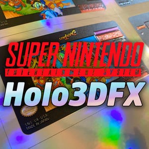 スーパーファミコン Holo3DFX カートリッジラベル