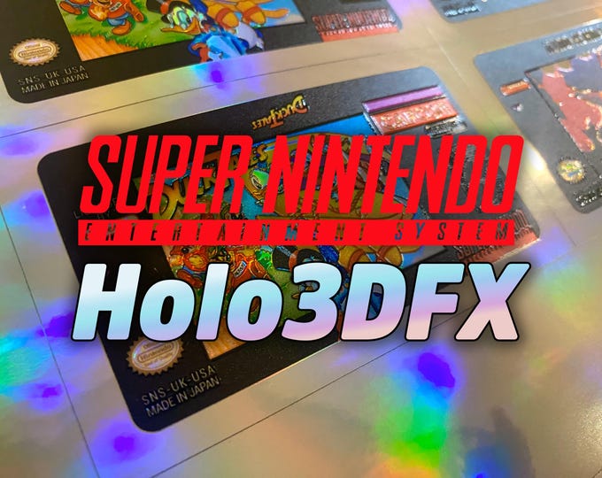 SNES Cartridge Labels - Etsy