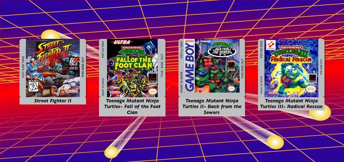Gameboy/gameboy Color Holo3dfx Cartridge Labels - Etsy