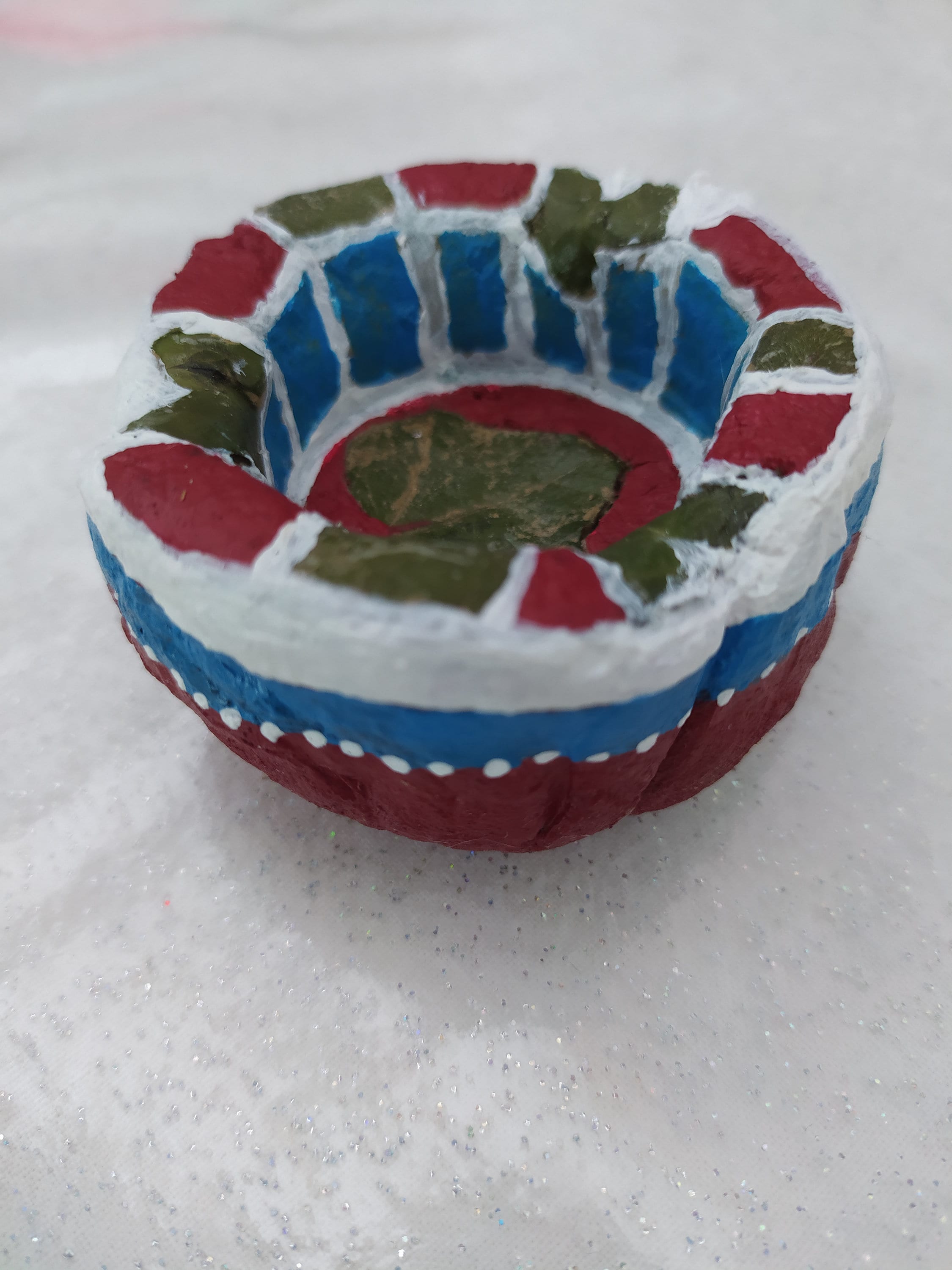 Coupelle en Argile Feuille de Lierre